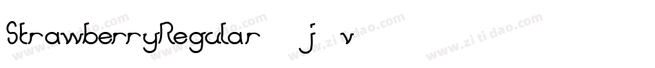 StrawberryRegular-5j9v字体转换