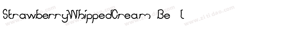 StrawberryWhippedCream-Be6l字体转换