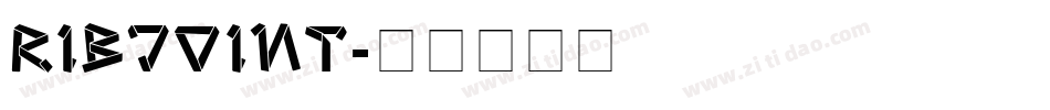 Ribjoint字体转换