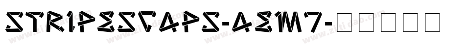 Stripescaps-AEm7字体转换