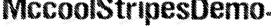 MccoolStripesDemo-WEA4字体转换