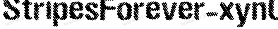 StripesForever-xynO字体转换