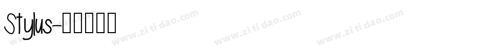 Stylus字体转换