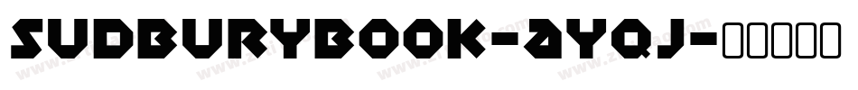 SudburyBook-ayqJ字体转换