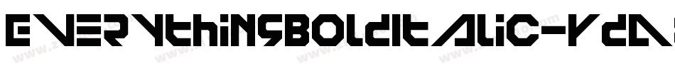 EverythingBoldItalic-YdA8字体转换