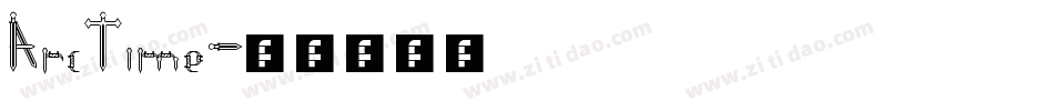 ArcTime字体转换