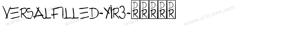 VersalFilled-y1r3字体转换