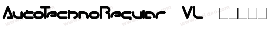AutoTechnoRegular-0VL9字体转换