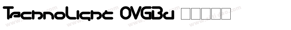 TechnoLight-OVGBd字体转换