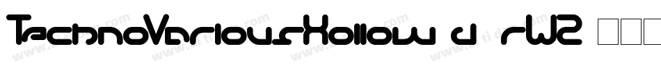 TechnoVariousHollow-d9rWZ字体转换