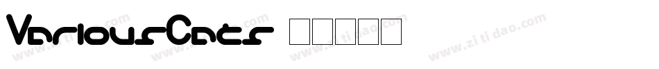 VariousCats字体转换