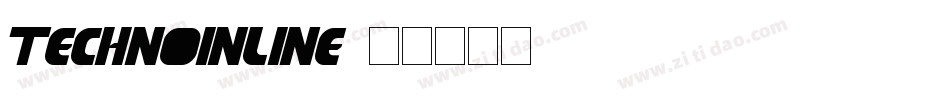 TechnoInline字体转换