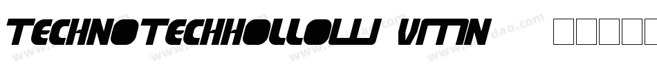 TechnoTechHollow-vmn69字体转换