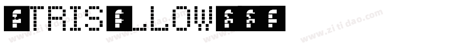 TetrisHollow-x33xR字体转换
