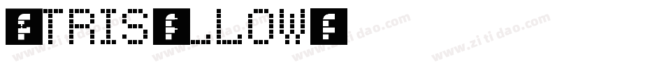 Tetris_Hollow字体转换