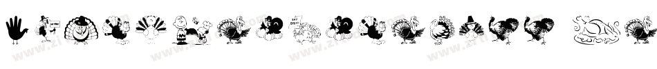 Thanksgiving2016-mGqm字体转换