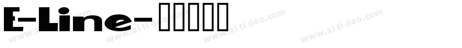 E-Line字体转换