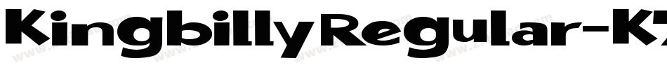 KingbillyRegular-K771e字体转换