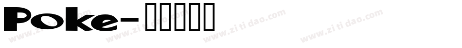 Poke字体转换