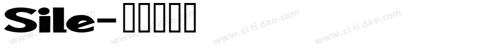 Sile字体转换