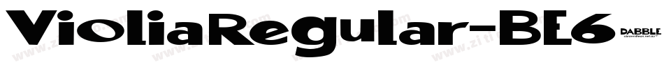 VioliaRegular-BE65-2字体转换