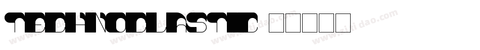 TechnoClastic字体转换