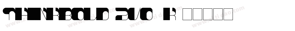 ThinkBold-ZVo0K字体转换