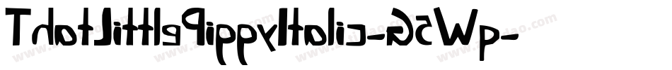 ThatLittlePiggyItalic-G5Wq字体转换