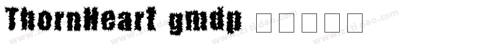 ThornHeart-gmdp字体转换