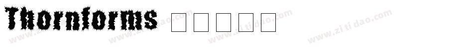 Thornforms字体转换