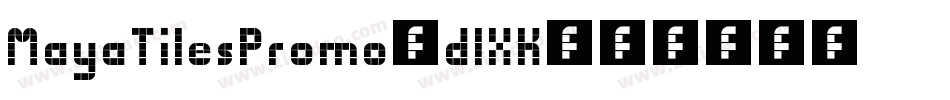 MayaTilesPromo-dlXK字体转换