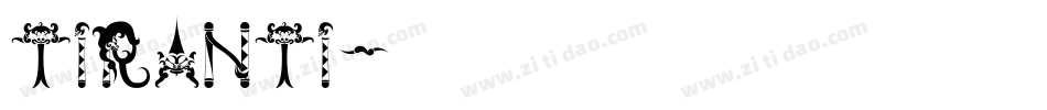 Tiranti字体转换