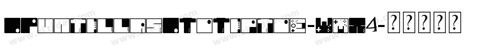 DPuntillasDToTiptoe-WmX4字体转换