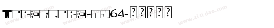 Toreadore-ny64字体转换