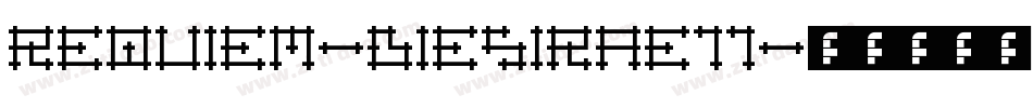 REQUIEM-DIESIRAE11字体转换