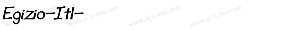 Egizio-Itl字体转换