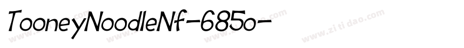 TooneyNoodleNf-685o字体转换