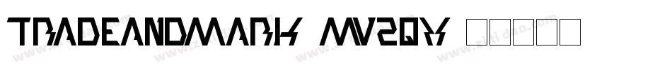 TradeAndMark-MVZqx字体转换
