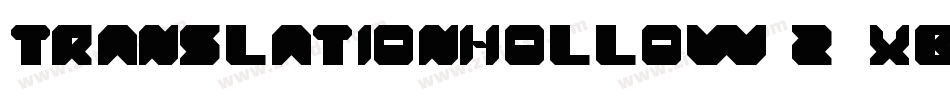 TranslationHollow-z8XBa字体转换