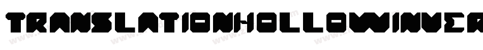 TranslationHollowInverse-51XGL字体转换 TranslationHollowInverse-51XGL字体转换