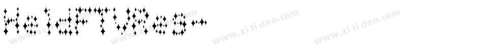 HeldFTVReg字体转换
