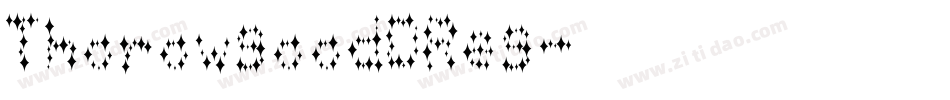 ThorowgoodDReg字体转换