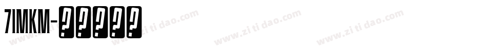 71MKM字体转换