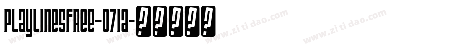 PlaylinesFree-o71a字体转换
