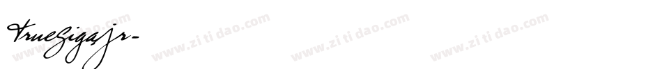 TrueGigaJr字体转换