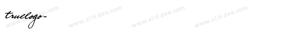 truelogo字体转换