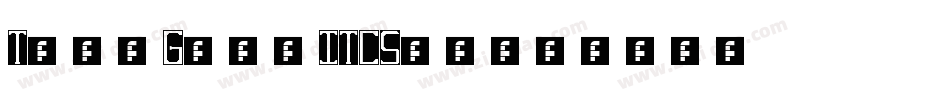TrueGritITCStd字体转换