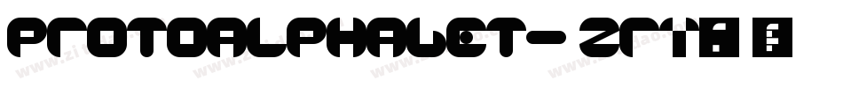 ProtoAlphabet-zrY0字体转换
