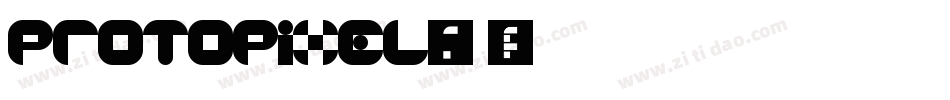 ProtoPixel1字体转换