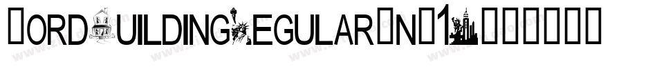 WordBuildingRegular-nW1J字体转换
